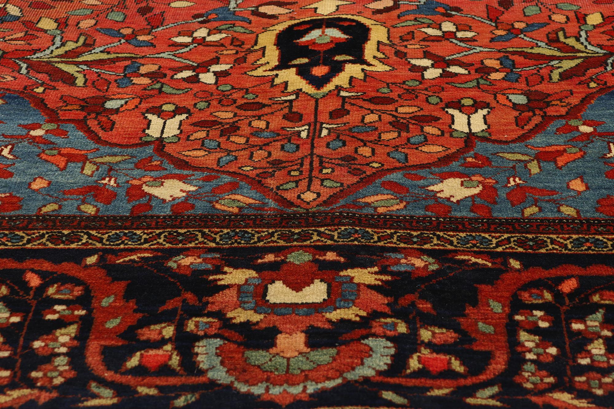 20th Century Antique Persian Sarouk Farahan Rug For Sale
