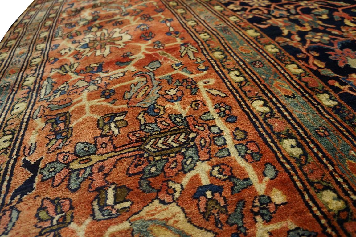 19th Century Persian Sarouk Farahan Carpet ( 14'3