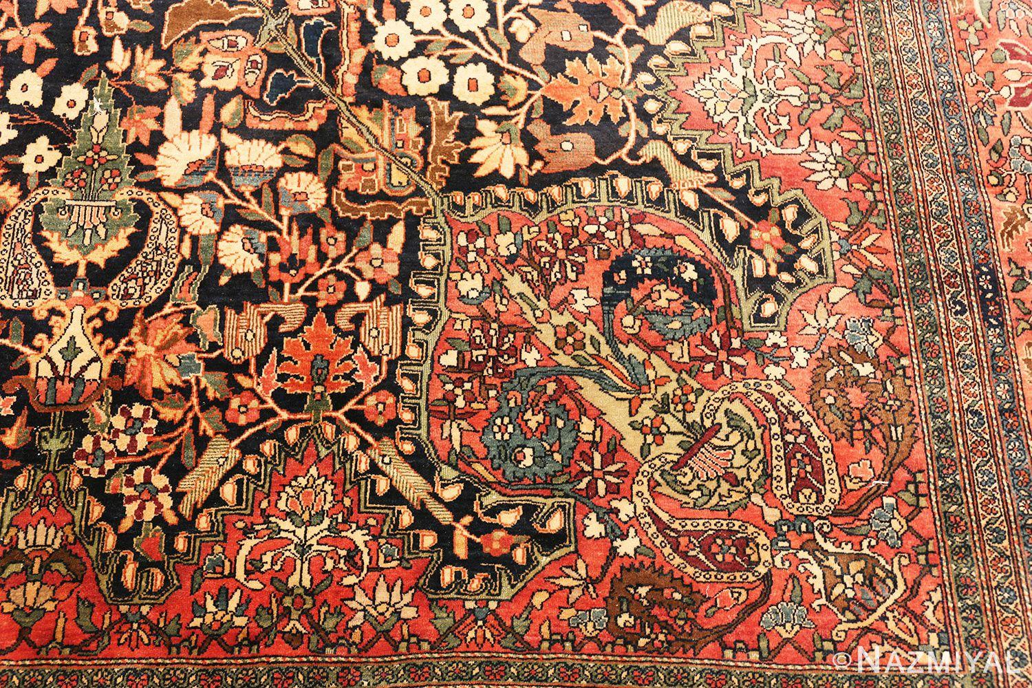 Antiker persischer Sarouk Farahan-Teppich. Größe: 13 Fuß 4 Zoll x 23 Fuß 10 Zoll 1