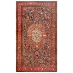 Nazmiyal Antique Persian Sarouk Farahan Rug. Size: 13 ft 4 in x 23 ft 10 in