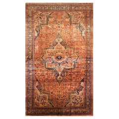 Antique 19th Century Persian Sarouk Farahan Carpet ( 14' x 23'10" - 426 x 726 )