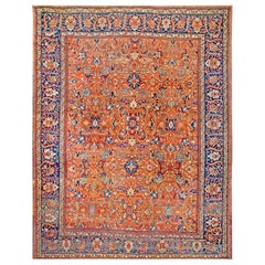Antique Persian Sarouk Farahan Rug