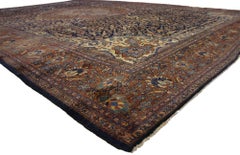 Late 19th Century Persian Sarouk Farahan Rug, 14 x 20 Hotel Lobby Size Carpet