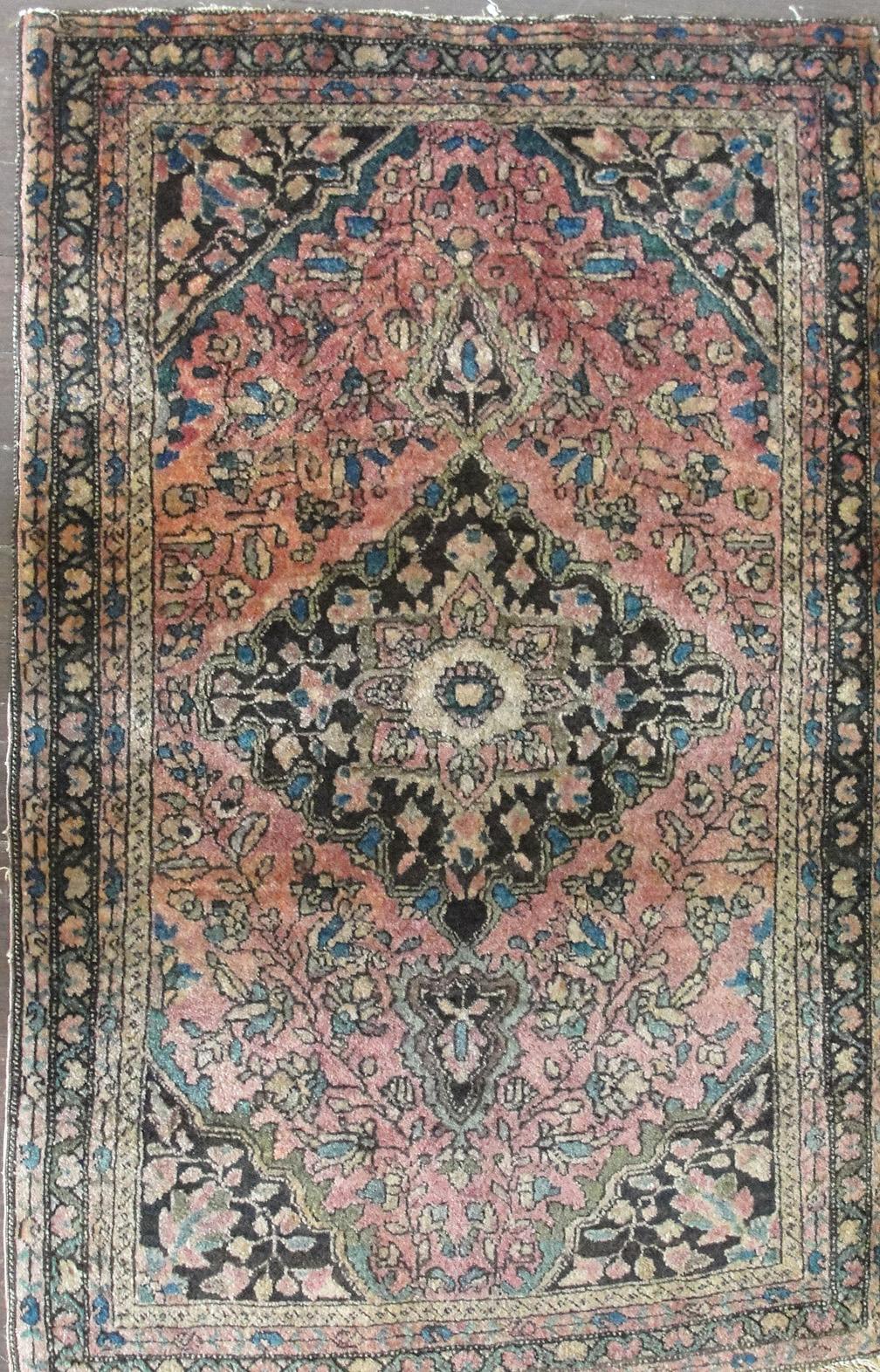 Antique Persian Sarouk Feraghan Rug 2