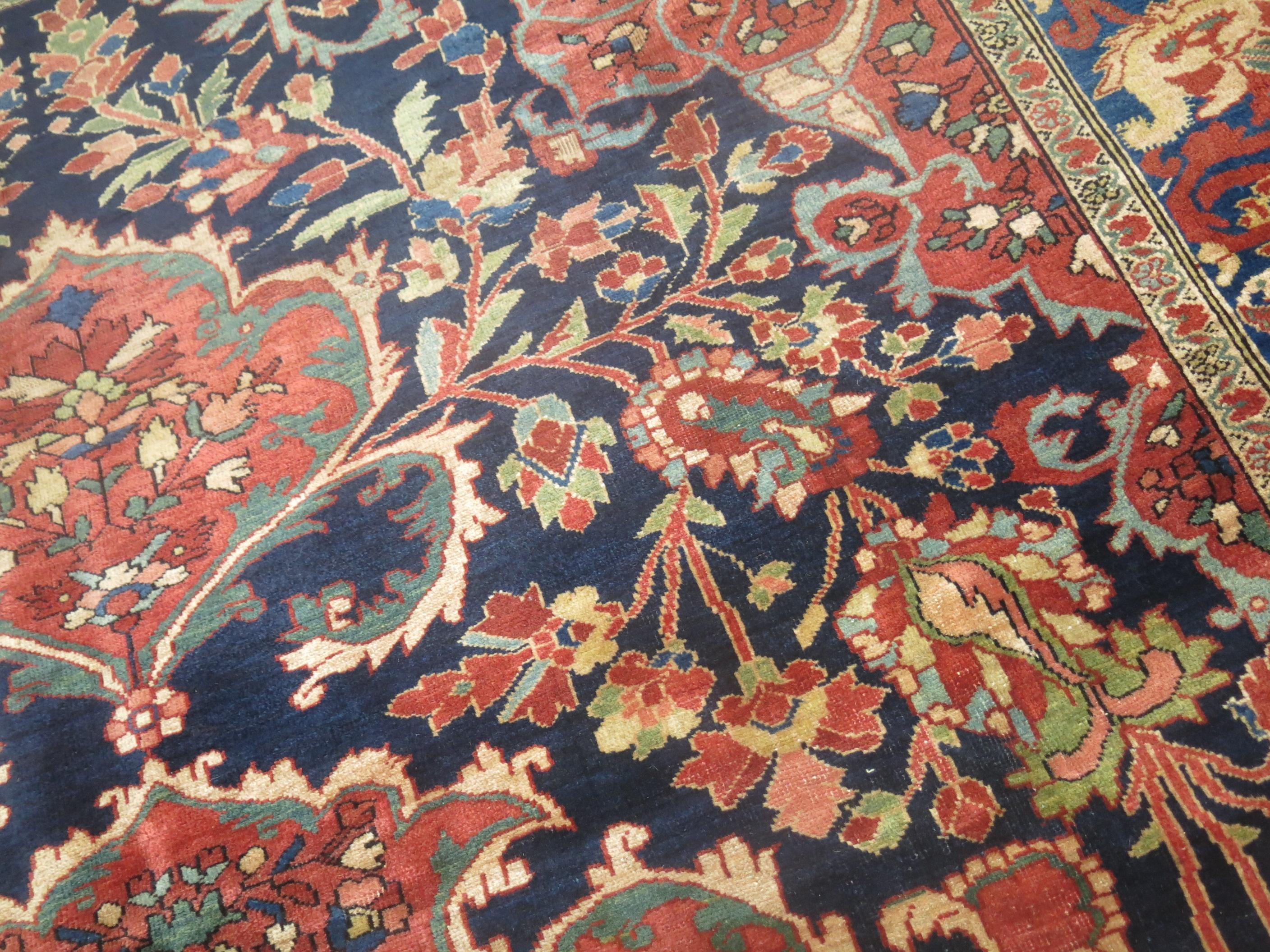 Perse Ancien tapis persan ancien Sarouk Ferahan en vente