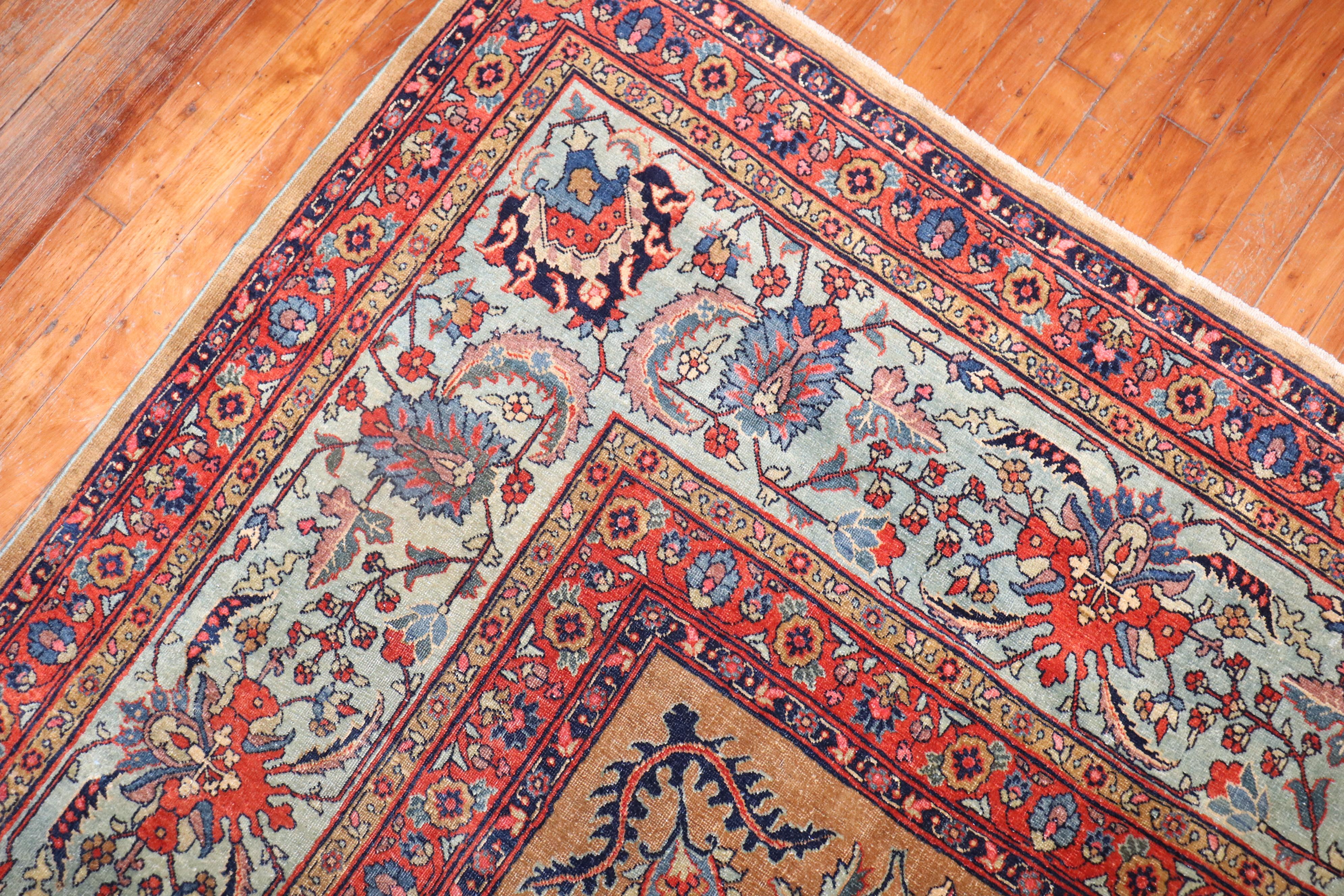 Antique Persian Sarouk Ferahan Rug In Good Condition In New York, NY