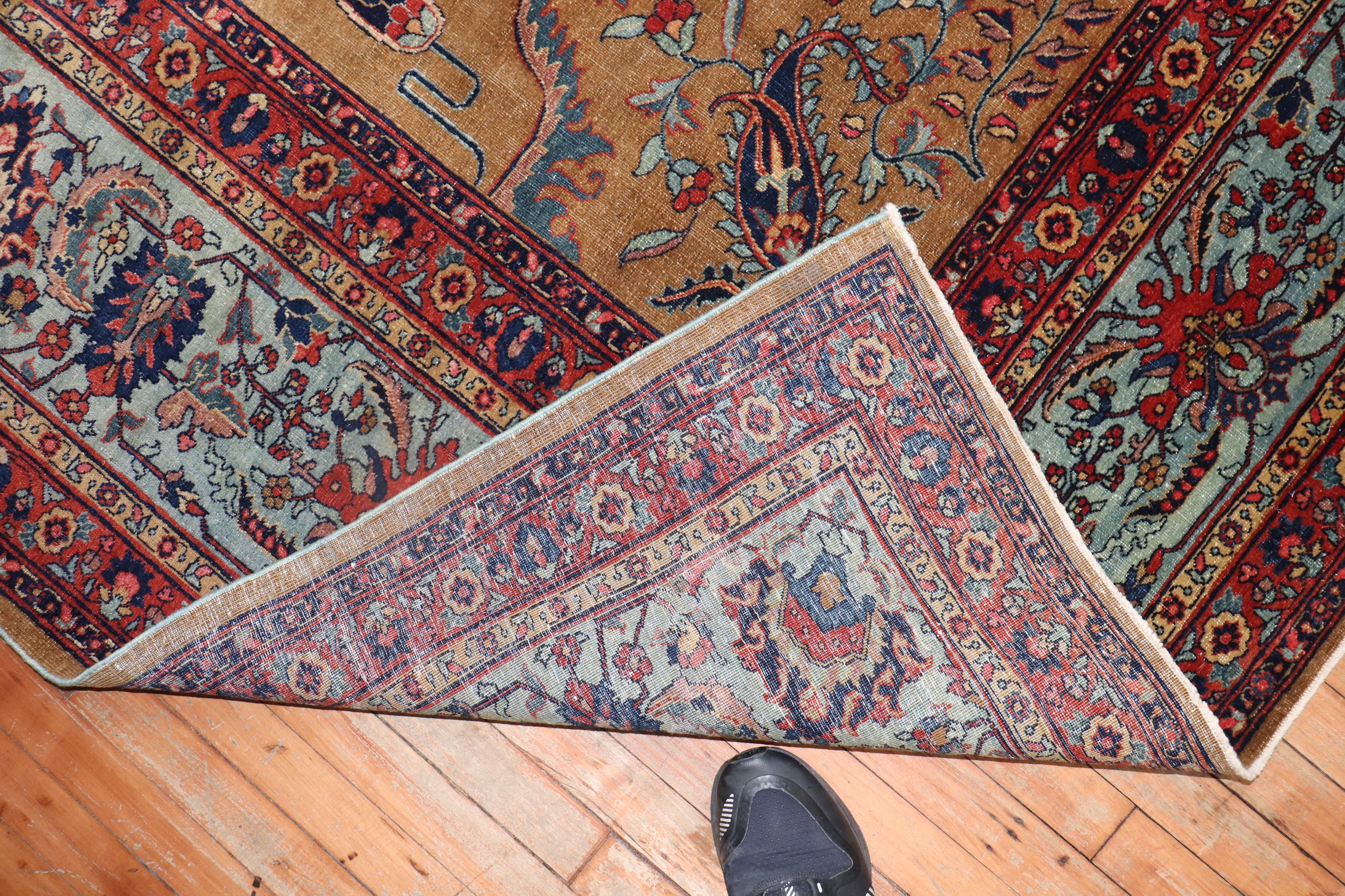 Antique Persian Sarouk Ferahan Rug 1