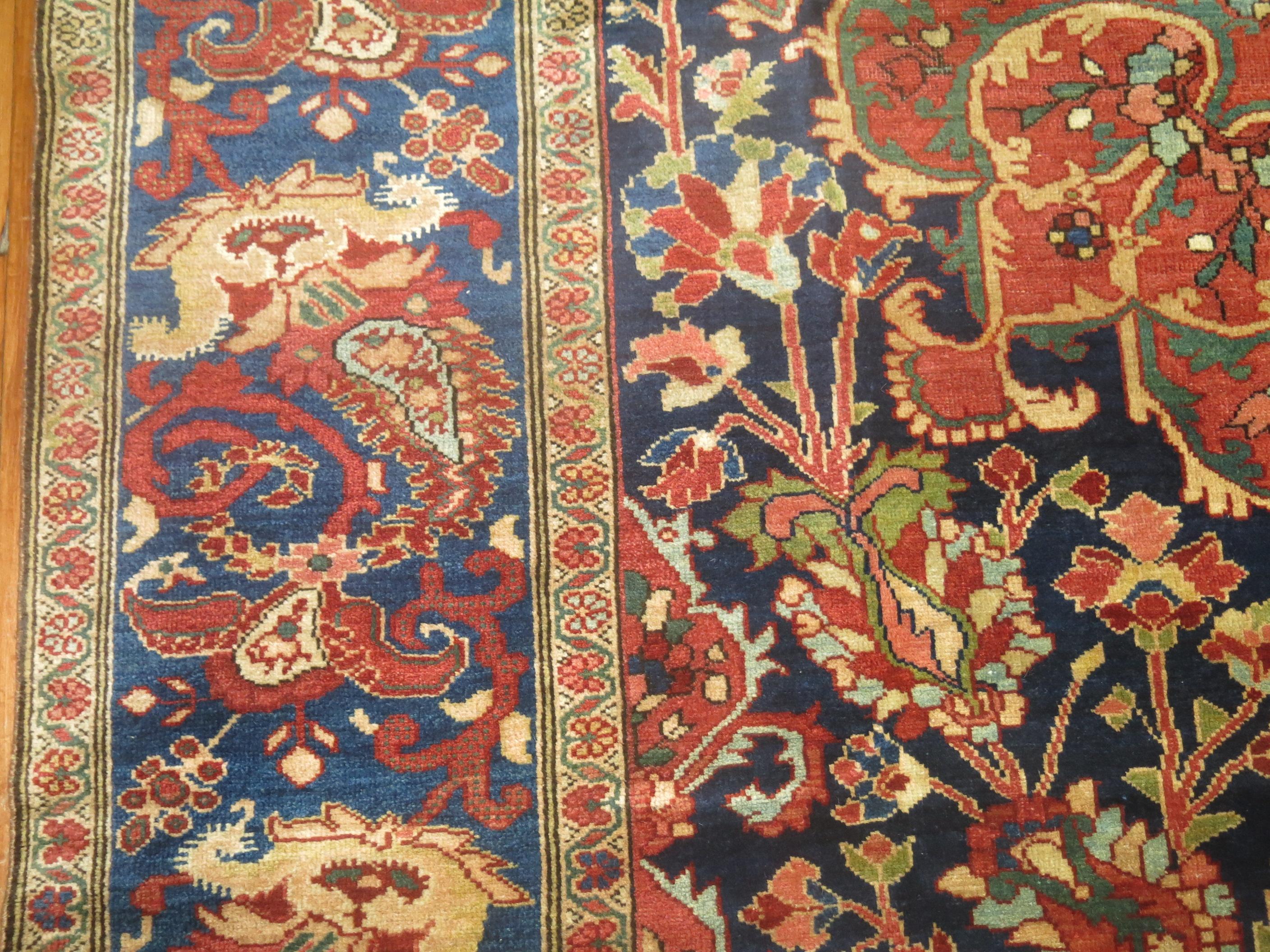 Ancien tapis persan ancien Sarouk Ferahan en vente 1