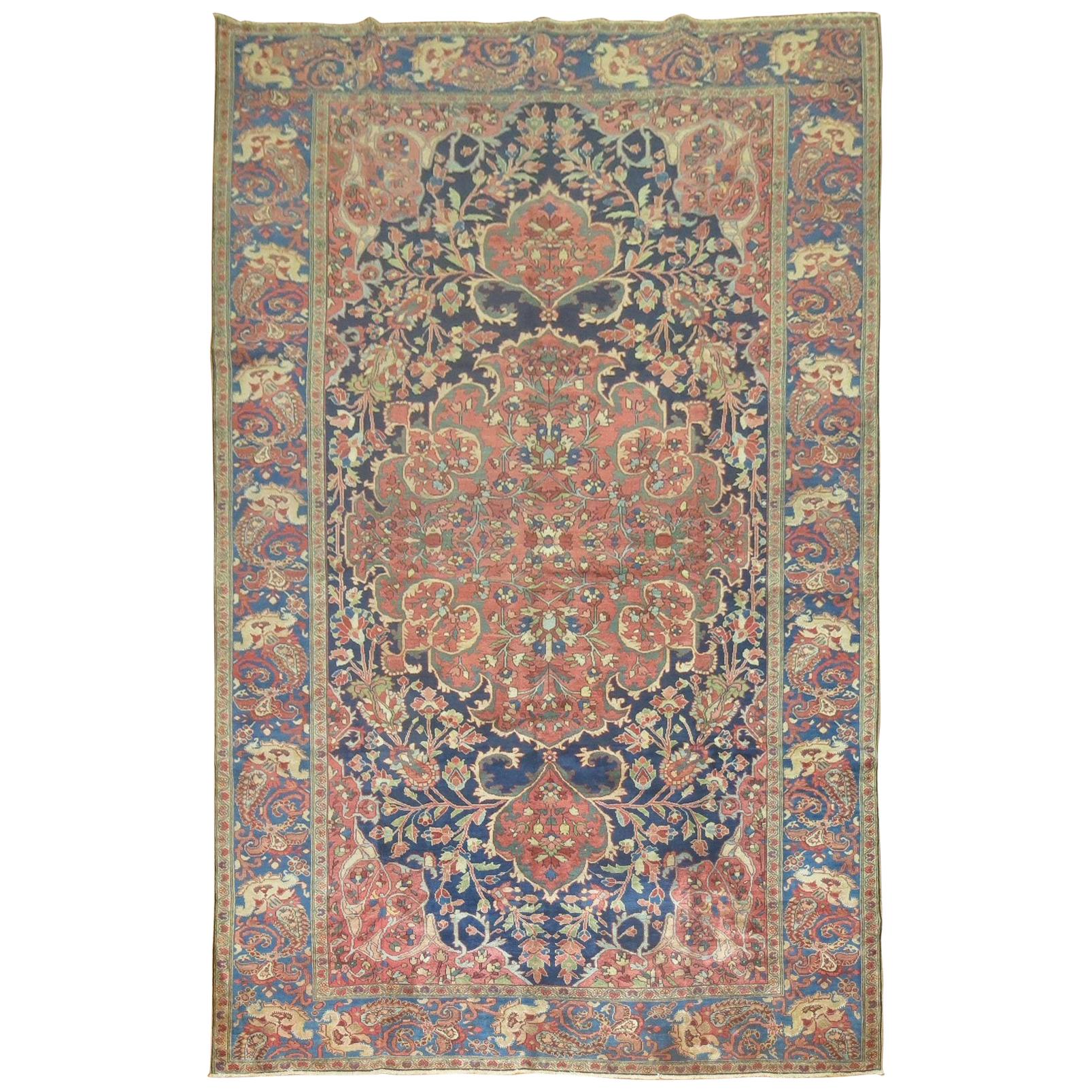 Antiker persischer Sarouk-Ferahan-Teppich