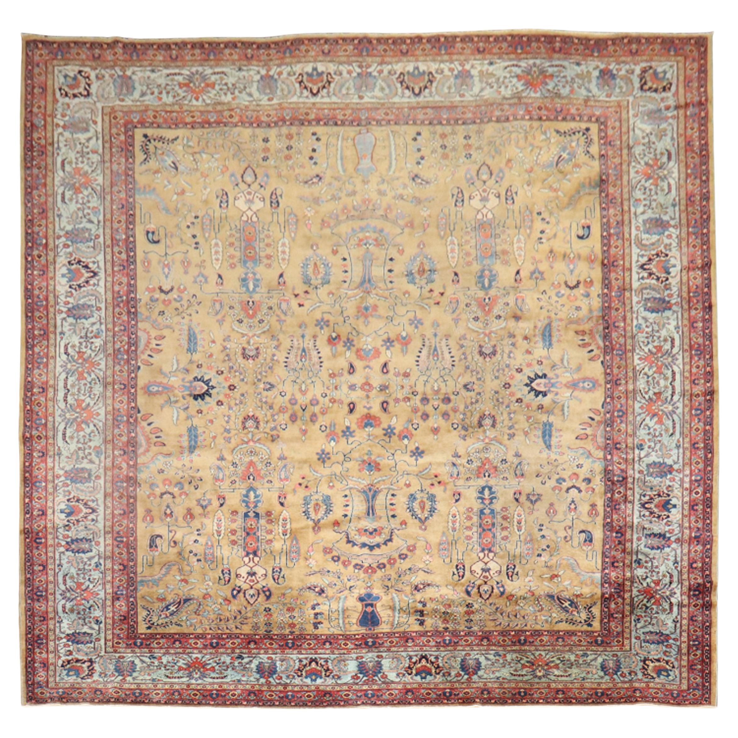Ancien tapis persan ancien Sarouk Ferahan