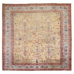 Antiker persischer Sarouk-Ferahan-Teppich