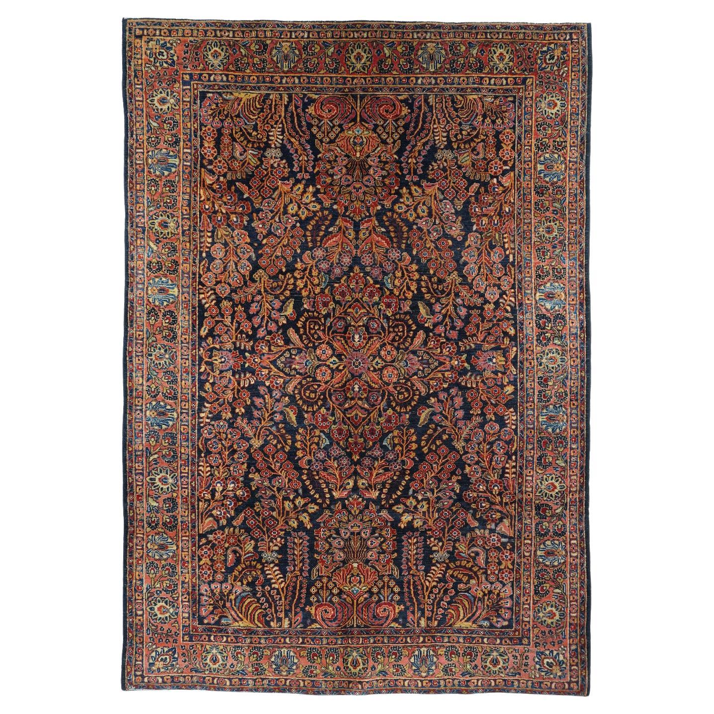 Antique Persian Sarouk Rug 6'2'' x 9'0''