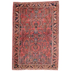 Antique Persian Sarouk Mohajeran Rug