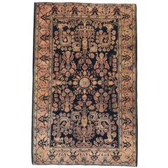 Antique Persian Sarouk Mohajeran Rug
