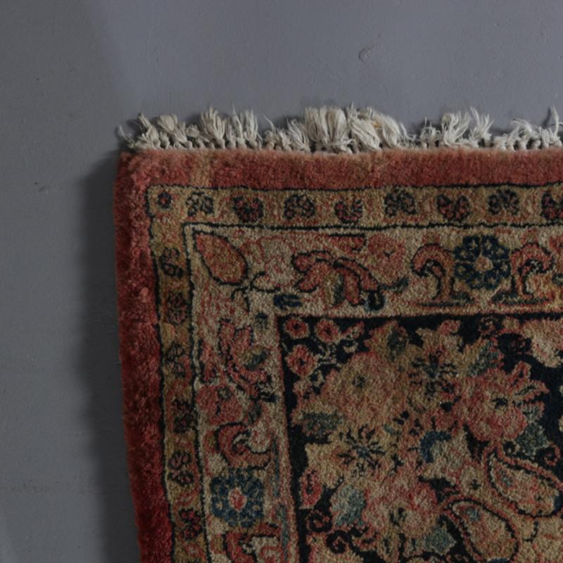 Antique Persian Sarouk Room Size Oriental Wool Carpet, circa 1920 For Sale 3