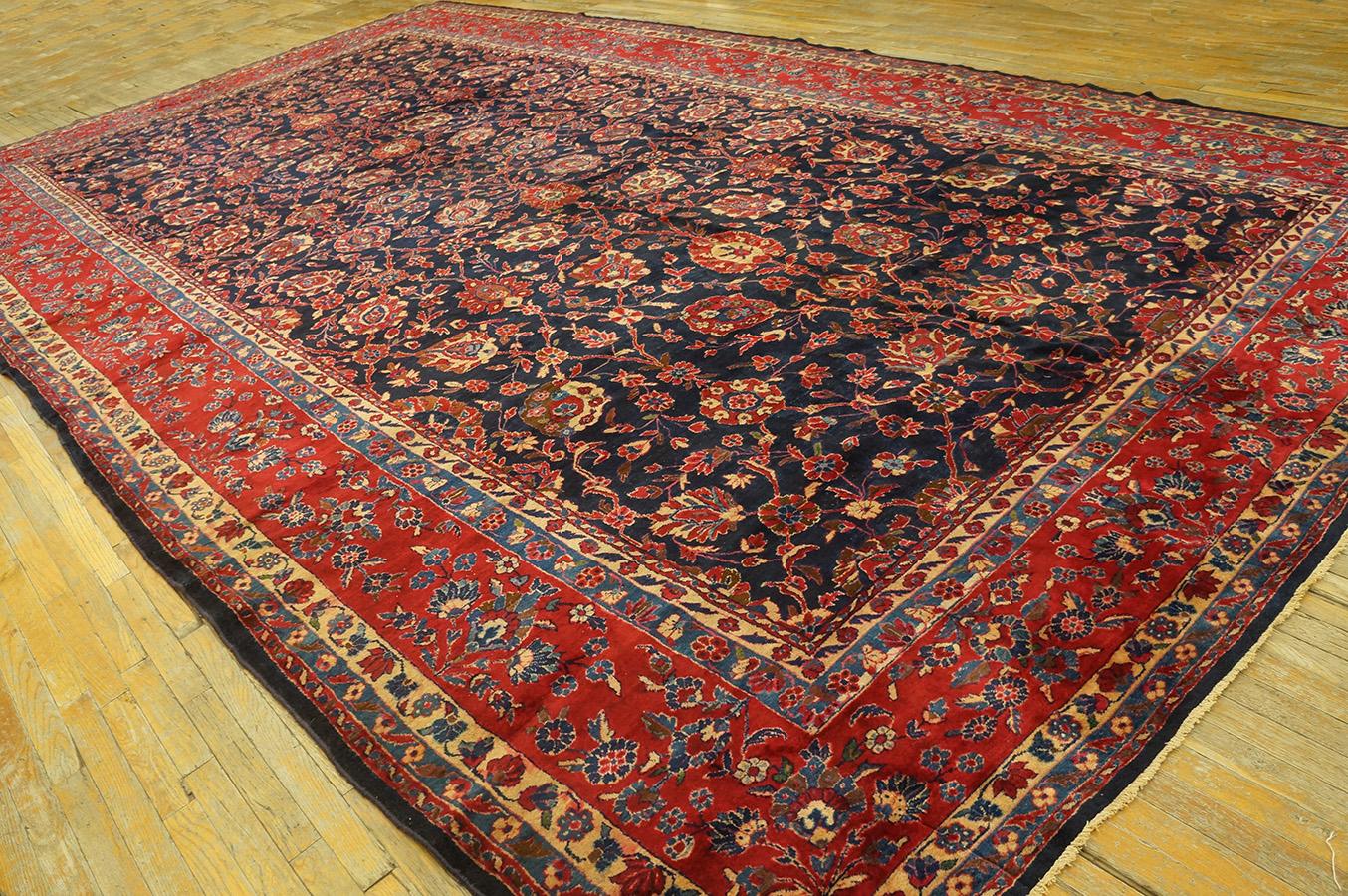Sarouk Farahan 1920s Persian Sarouk Carpet ( 11' x 20' - 335 x 610 ) For Sale