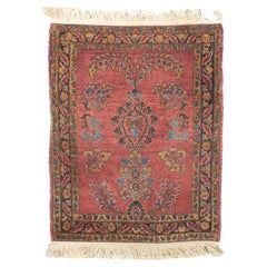 Alfombra persa antigua Sarouk 1'11'' x 2'6''