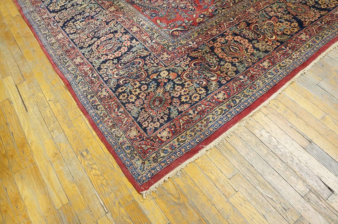 Sarouk Farahan 1920s Persian Sarouk Carpet ( 13' 8