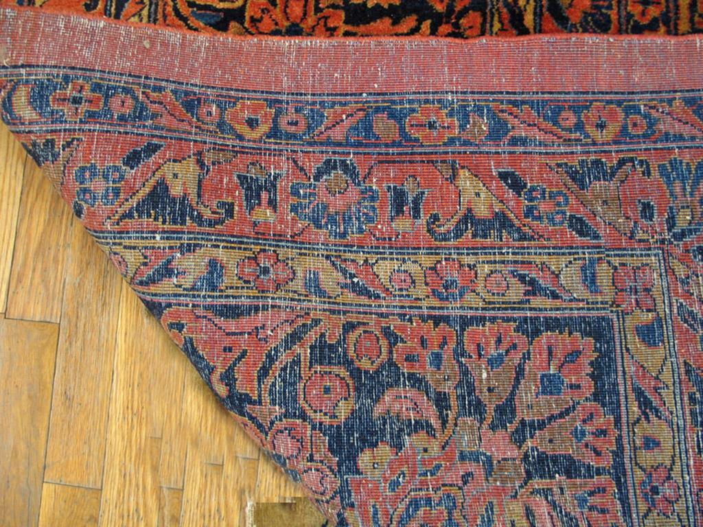 Antique Persian Sarouk Rug For Sale 1