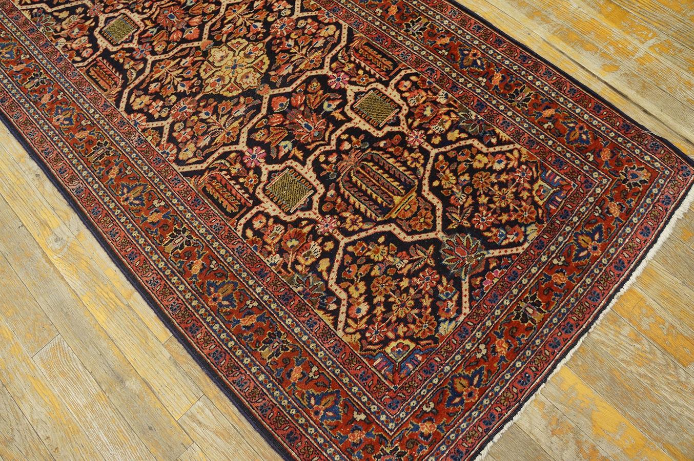Antiker persischer Sarouk-Teppich 2' 7'' x 19' 0'' im Angebot 6