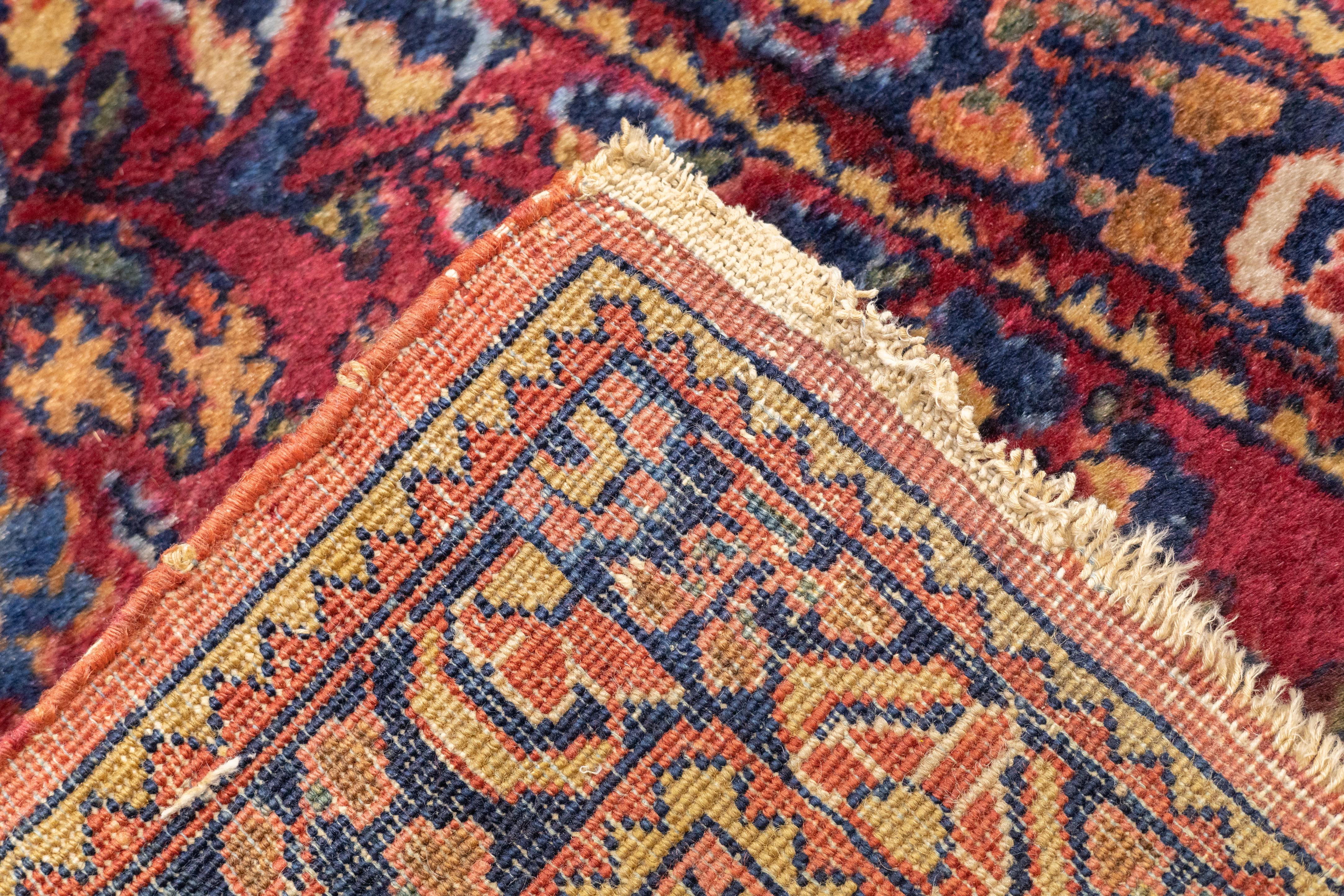 Antiker persischer Sarouk-Teppich aus Sarouk 2'0