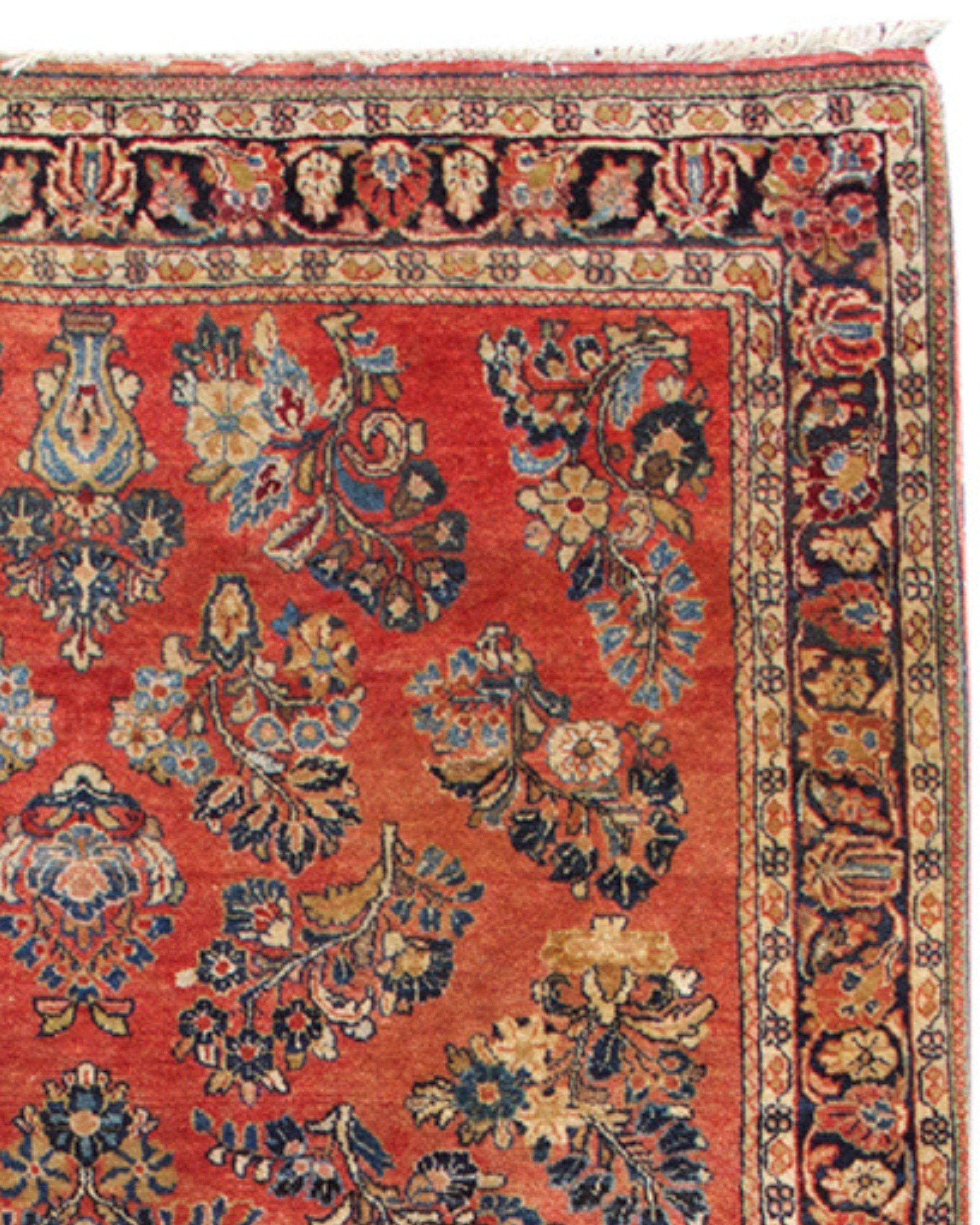 Antique Persian Sarouk Rug, 20th Century

Additional Information:
Dimensions: 3'4