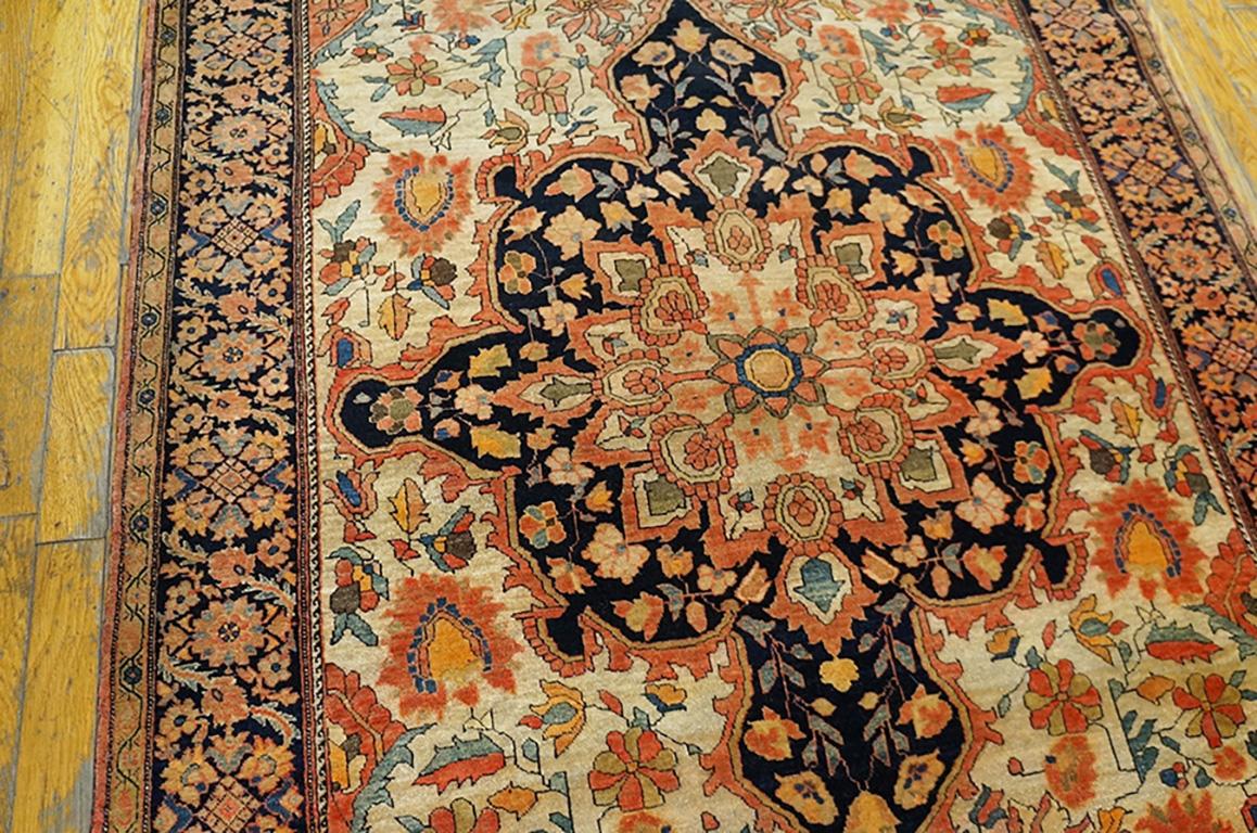 Antiker persischer Sarouk-Teppich (Handgeknüpft) im Angebot