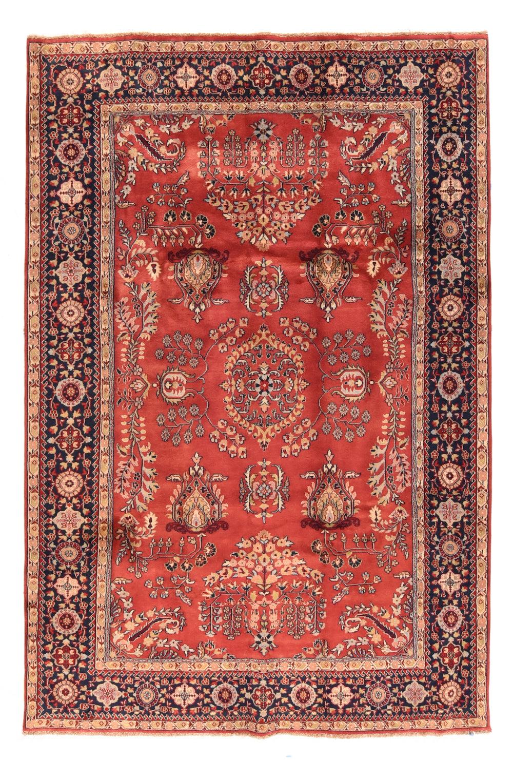 Antiker persischer Sarouk-Teppich aus Sarouk 5'11'' x 9'0'' (Persisch) im Angebot