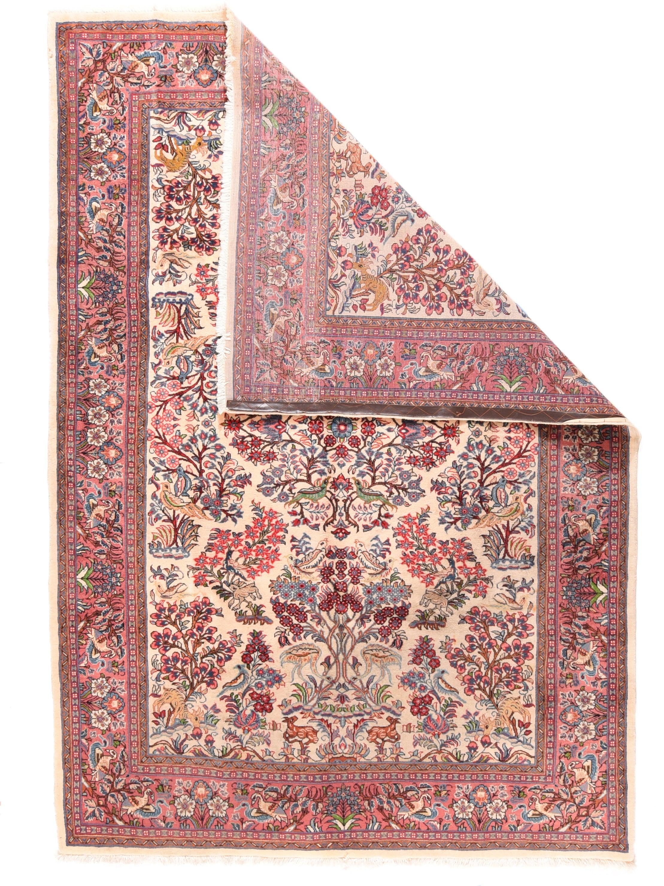 Antiker persischer Sarouk-Teppich aus Sarouk 5'8'' x 8'2'' (Persisch) im Angebot