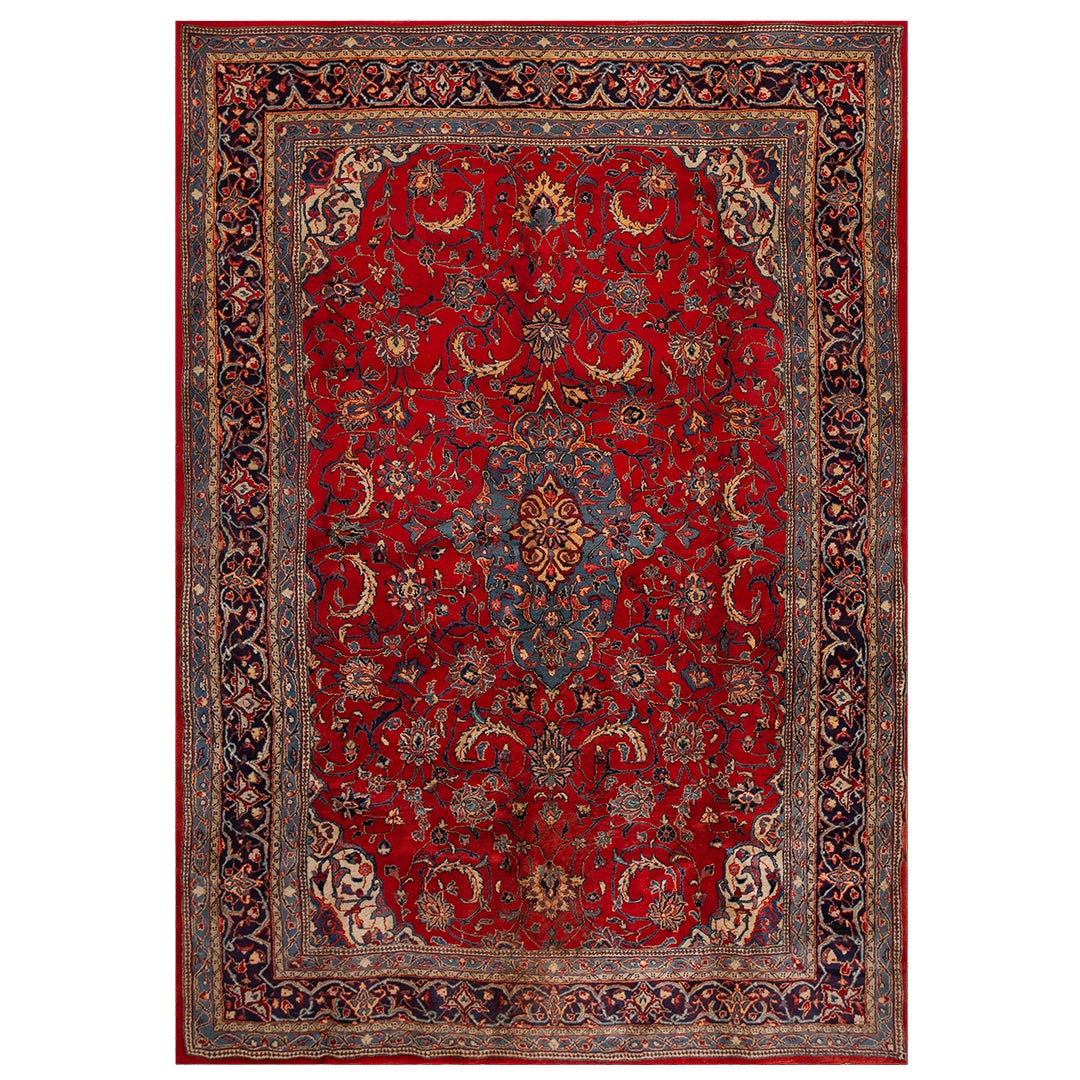 Antiker persischer Sarouk-Teppich 6''10 x 10''0