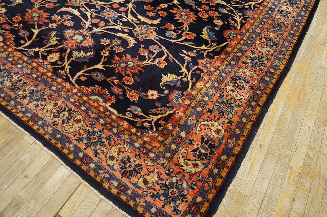 Antique Persian Sarouk Rug 7' 6'' x 15' 2'' For Sale 4