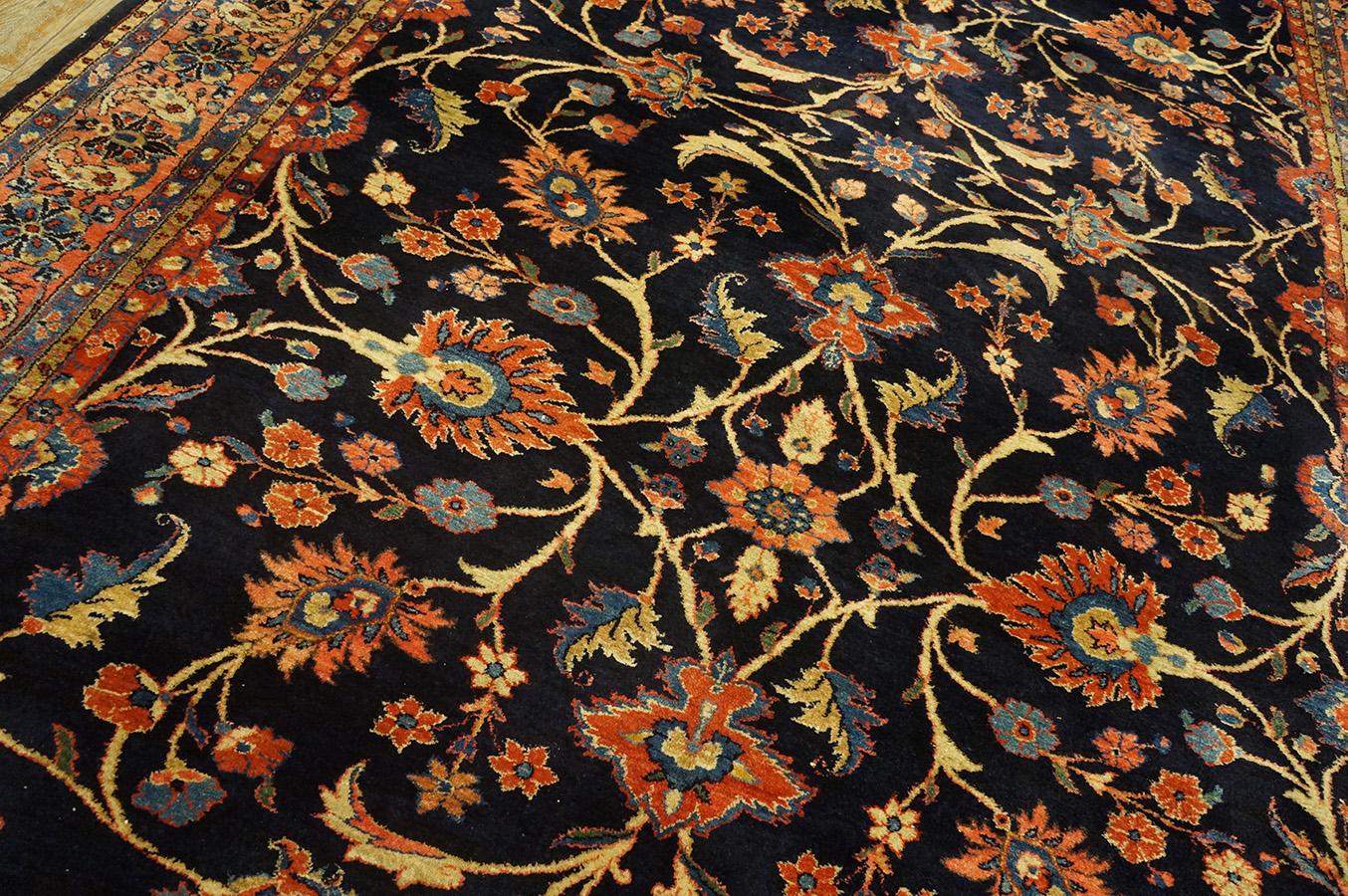 Antique Persian Sarouk Rug 7' 6'' x 15' 2'' For Sale 6