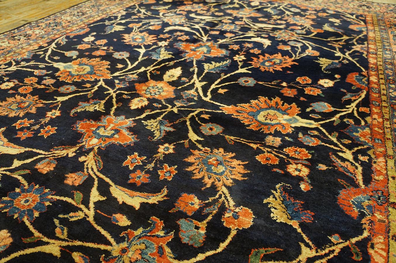 Antique Persian Sarouk Rug 7' 6'' x 15' 2'' For Sale 10