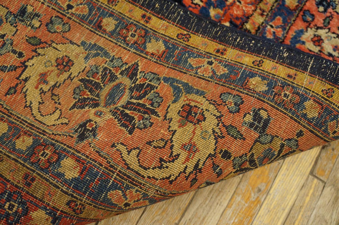 Antique Persian Sarouk Rug 7' 6'' x 15' 2'' For Sale 11