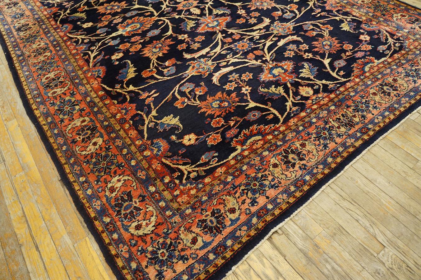 Antiker persischer Sarouk-Teppich 7' 6'' x 15' 2'' im Angebot 1