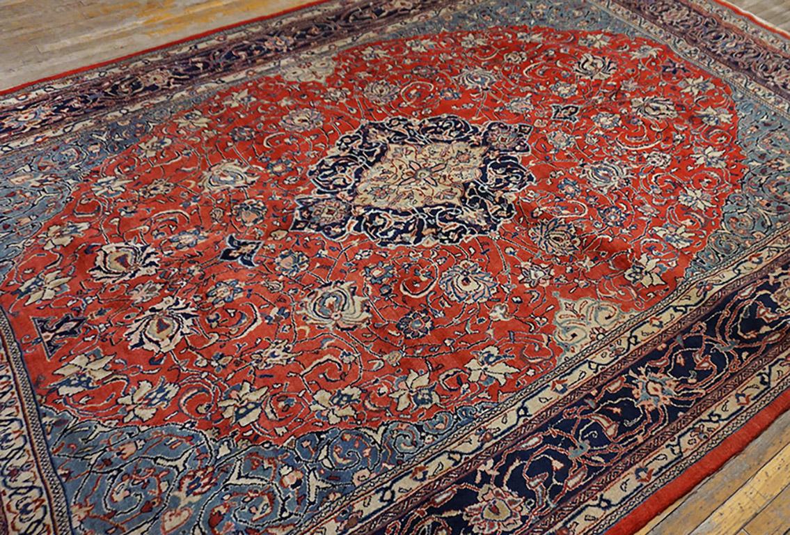 Mid-20th Century Mid 20th Century Persian Sarouk Carpet ( 7'9