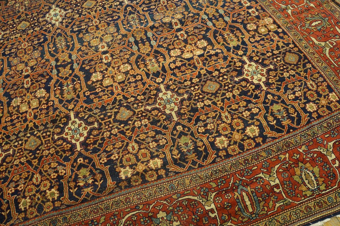 Late 19th Century Persian Sarouk Farahan Carpet ( 8' 4
