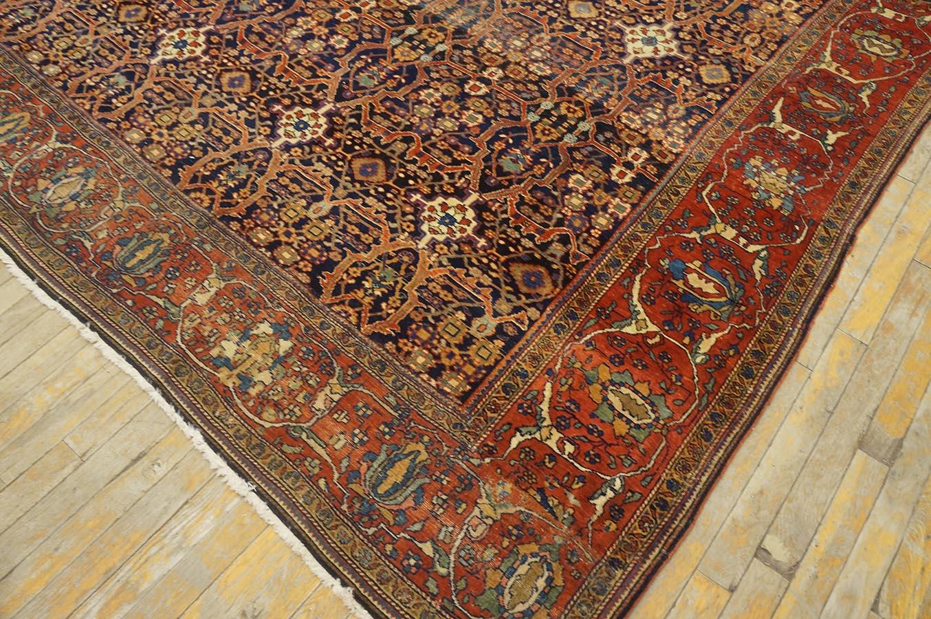 Late 19th Century Persian Sarouk Farahan Carpet ( 8' 4