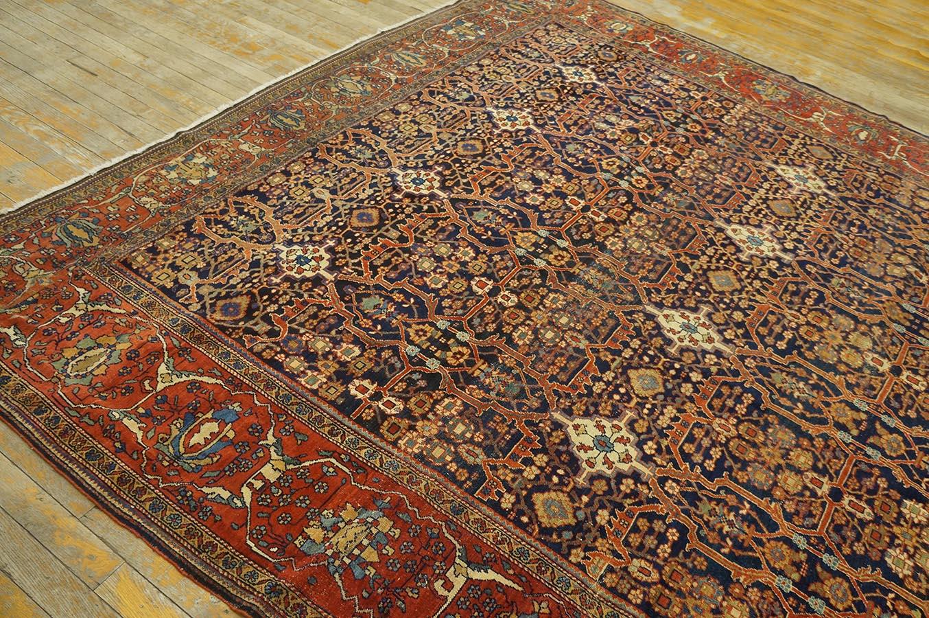 Late 19th Century Persian Sarouk Farahan Carpet ( 8' 4