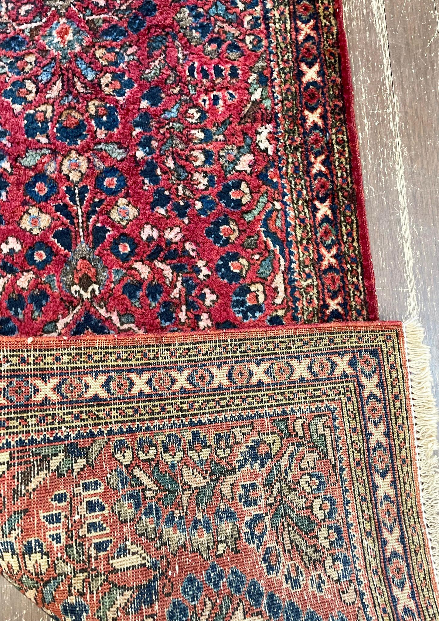 Antiker persischer Sarouk-Teppich, ca. 1920 (Handgeknüpft) im Angebot