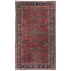 Antique Oversize Persian Sarouk Rug, circa 1900 10'5" x 17'6".