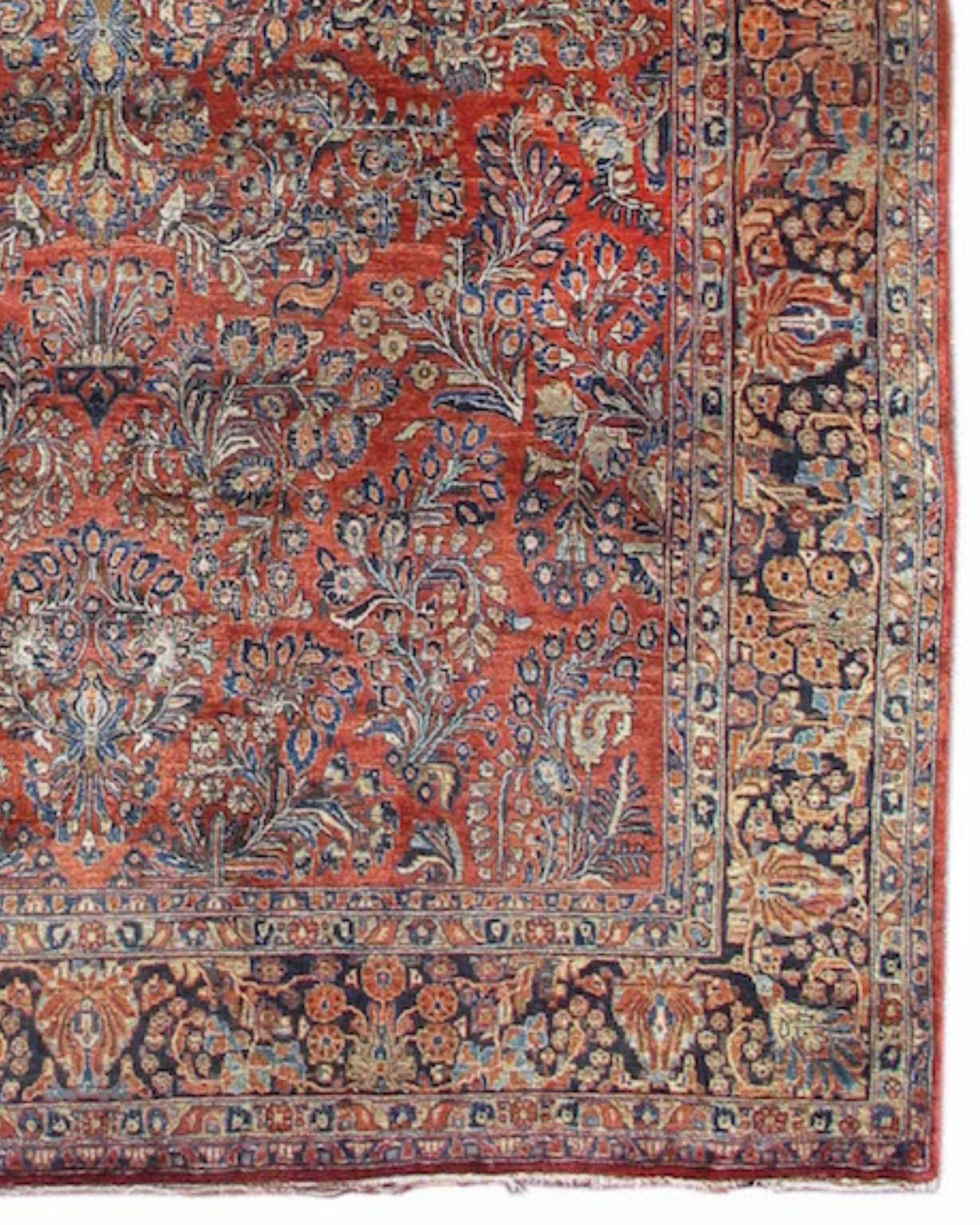 Antique Persian Sarouk Rug, Early 20th Century For Sale 3