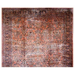 Antique 1920 Persian Sarouk Carpet ( 16'2" x 31'2 - 493 x 950 )