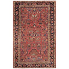 Antique Persian Sarouk Rug, 3' X 5'