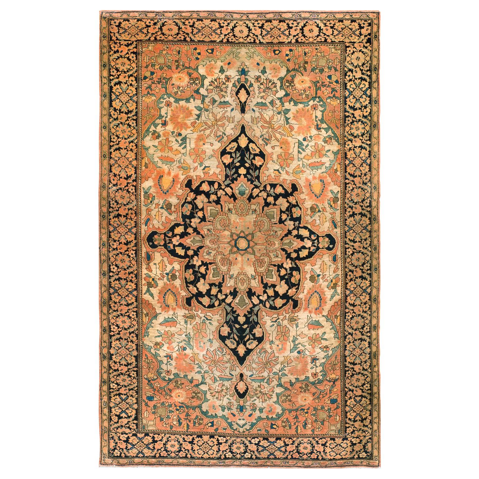 Antiker persischer Sarouk-Teppich