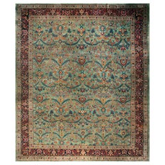 Early 20th Century Persian Sarouk Mohajeran Carpet (14'10" x 17'2" - 452 x 523)