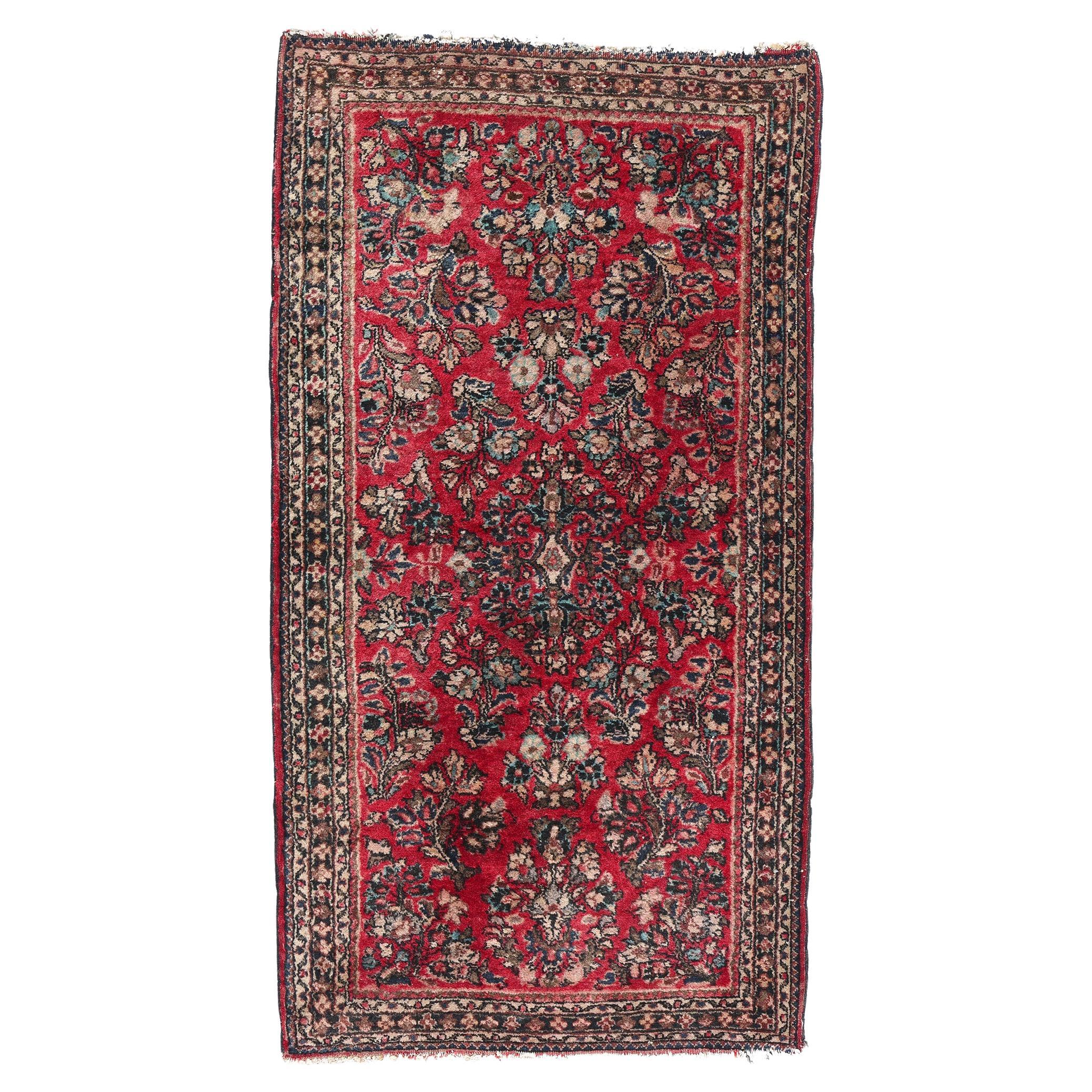 Antique Persian Sarouk Rug
