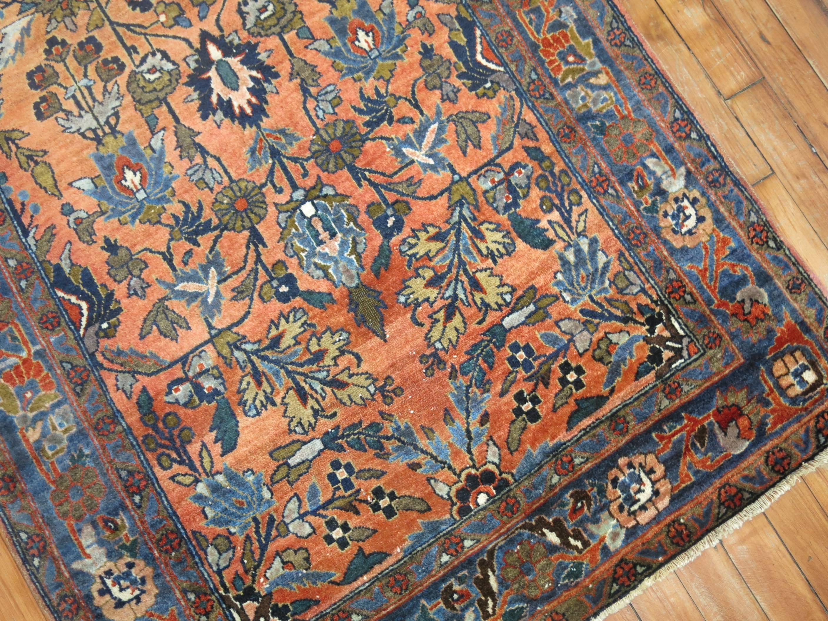 20th Century Antique Persian Sarouk Small Runner