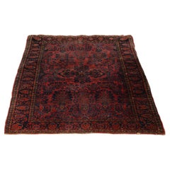 Antique tapis persan Sarouk en laine C1930