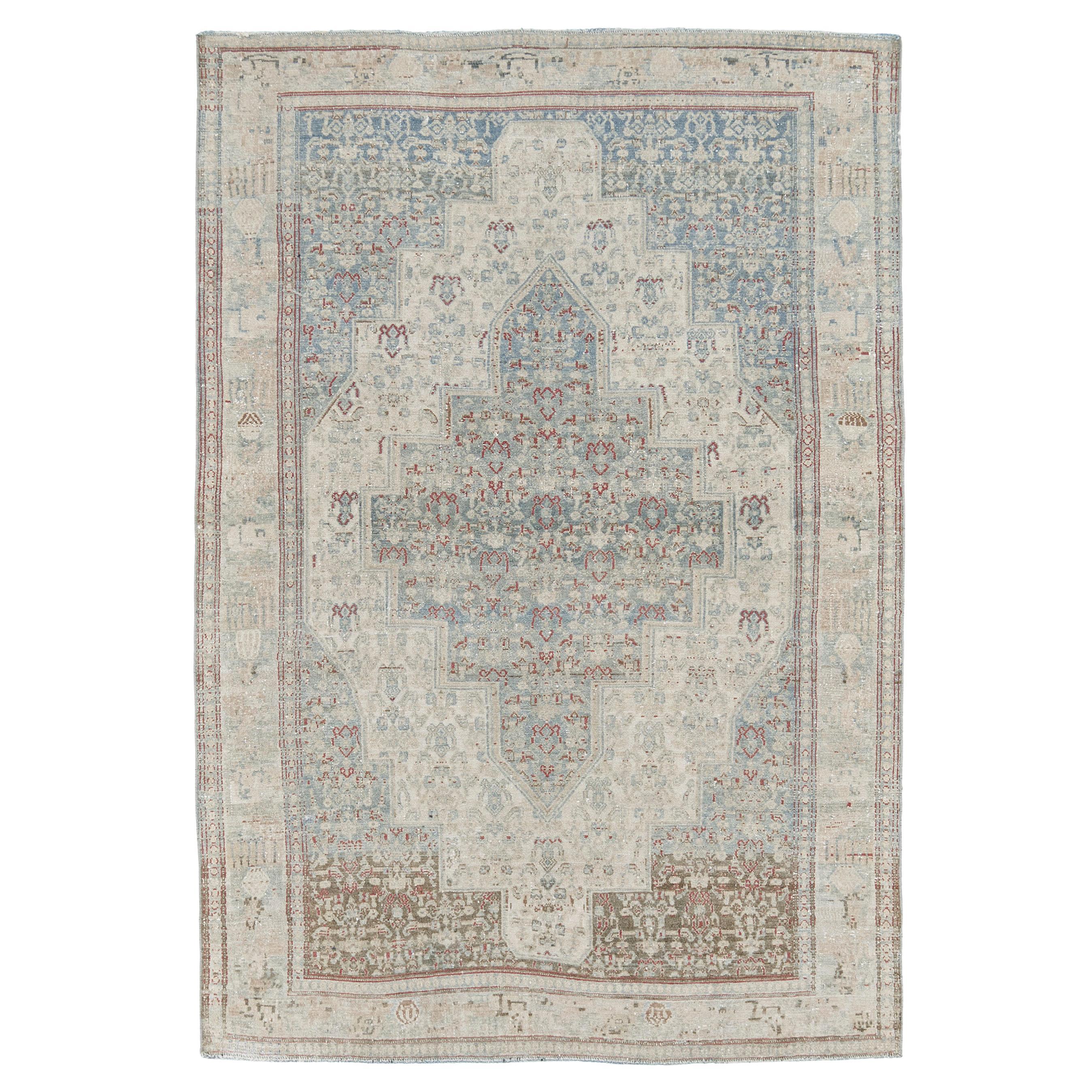 Tapis persan ancien Seneh par Mehraban en vente